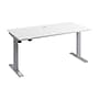 Bush Business Furniture Move 40 Series 60"W Electric Height Adjustable Standing Desk, White/Cool Gray Metallic (M4S6030WHSK)~#|#~16091D30-5402-4687-9A5B6489B875AFD9_sc7