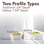 Strathmore 300 Series Primed Gallery Stretched Canvas, 8x8 inch, Pack of 3 (STT31488-3)~#|#~160B245C-690F-49C8-89744D77A4866579_sc7