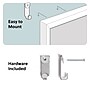 U Brands Linen Bulletin Board, White Frame, 30" x 20" (7081U00-01)~#|#~160F5835-8622-4EB4-985497E80C786901_sc7