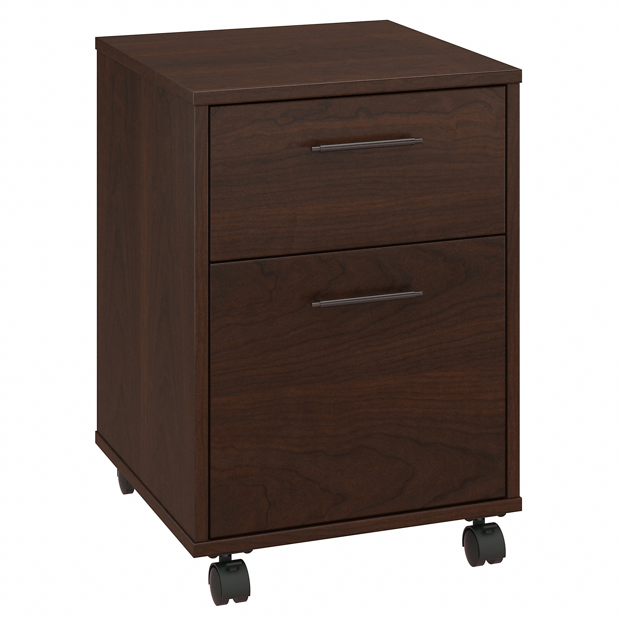 Bush Furniture Key West 2-Drawer Mobile Vertical File Cabinet, Letter Size, Lockable, Bing Cherry (KWF116BC-03) Sansujyuku sansujyuku.com