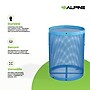Alpine Industries 4460 Series Steel Mesh Trash Can, 36 Gallon, Blue (ALP4460-01-BLU)~#|#~1612D882-BA99-445C-9787D232907139AB_sc7