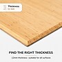 Anji Mountain Plush Bamboo Carpet & Hard Floor Chair Mat, 42" x 48", Natural (AMB0500-1010)~#|#~161A34FA-925F-430C-8DADF13EFD7D37A6_sc7