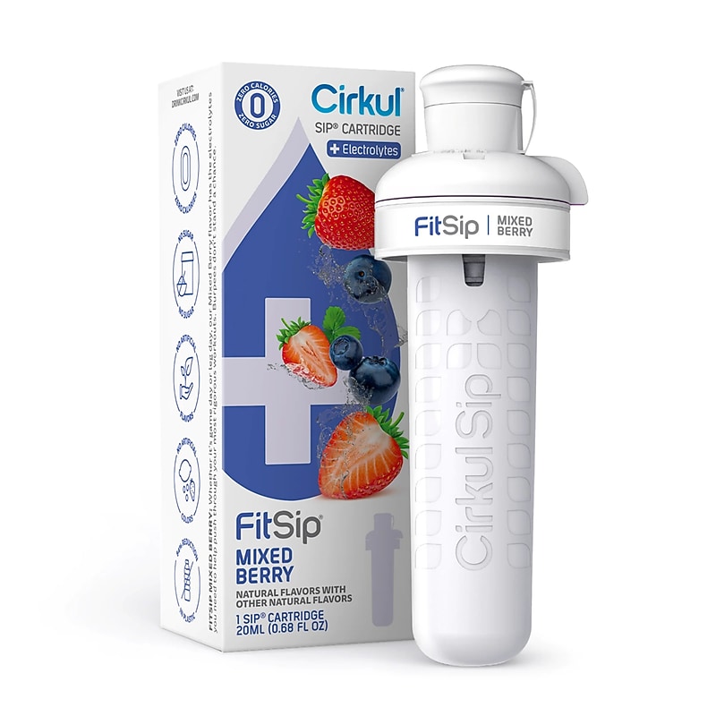 Cirkul FitSip Sugar-Free Mixed Berry Flavor Cartridge w/Electrolytes (850021373429) image 1