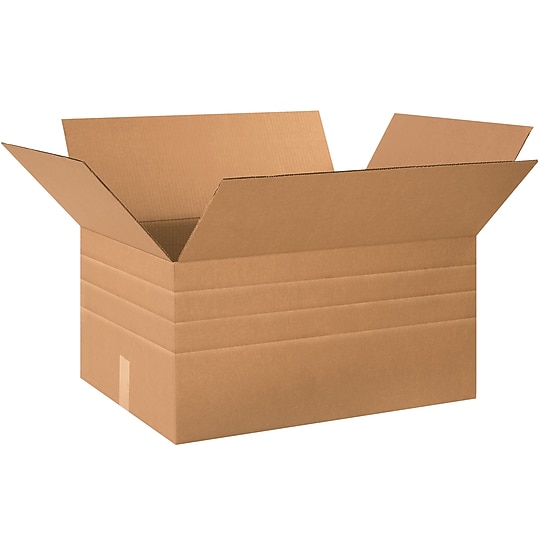24" x 18" x 12" Multi-Depth Shipping Boxes, 10/Bundle (MD241812)~#|#~161B11DE-0CE8-4AC8-BF7E795C5FDF88B6_sc7
