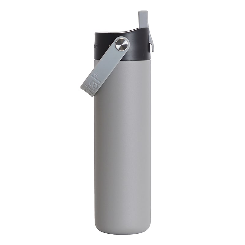 Elemental Core Stainless Steel Double Wall Insulated Water Bottle, 24 oz., Graphite (EMLEBC24GPBK7) image 1