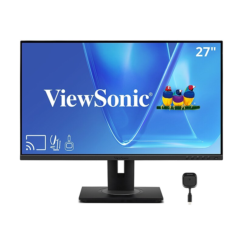 ViewSonic 27" FHD 100Hz LCD Monitor, Height Adjustable (VG2748N) image 1