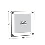 Azar Poster Holder, 11" x 14", Wall Mounted, Black Acrylic (105510-BLK)~#|#~162754B4-1353-46EE-9C0BD0E4BA0321DF_sc7
