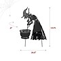Haunted Hill Farm 3-Ft. Metal Lighted Witch & Cat Stake Decoration, Battery Operated, Black (HHMT036WITCH-BLK)~#|#~1628344B-7ADB-41EE-808C0743FCFAD97E_sc7
