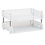 Mind Reader Metal Side Loading Stackable Letter Tray, White (ESTACK2-WHT)~#|#~1628939C-10FF-41EE-833E8D3CE8269EF9_sc7