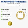 Avery Circle Multipurpose Labels, 2" Dia., White, 120/Pack (19479370539)~#|#~16289FBE-C0B5-4537-B70D24CEB572DD35_sc7