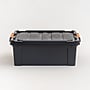 Iris 47 Quart Heavy Duty Store-It-All Plastic Latching Storage Tote, Black (500215)~#|#~162C1A29-0E22-42E6-804B8C15F5AC4349_sc7