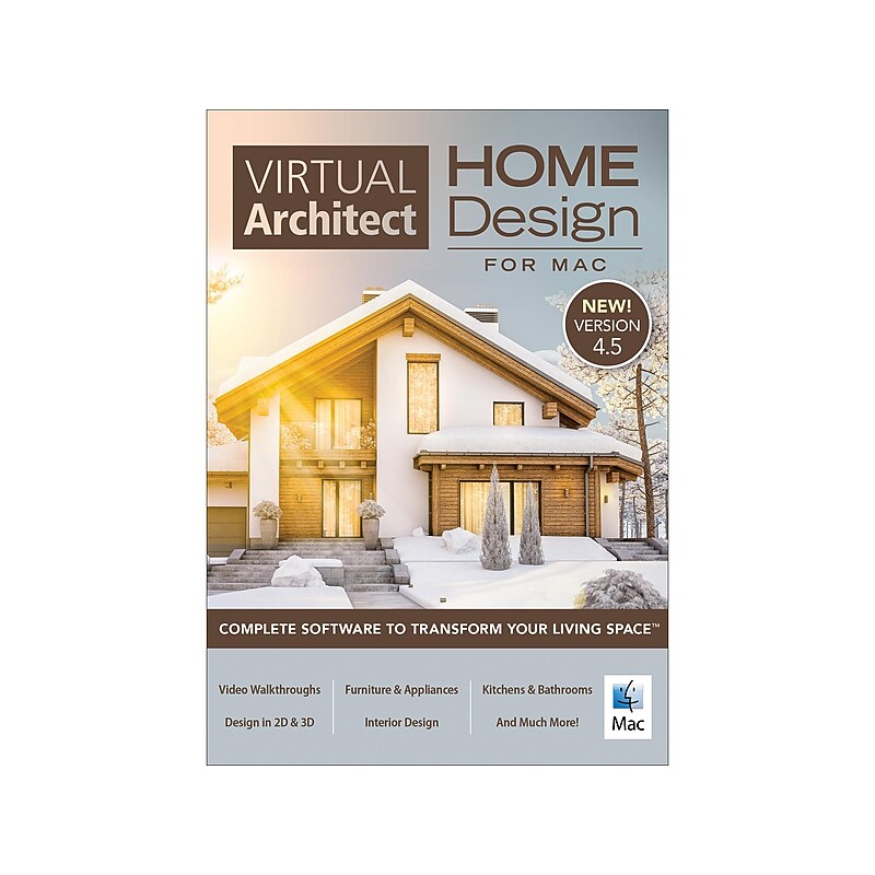 Virtual Architect Home Design for MacOS, 1 User [Download] image 1
