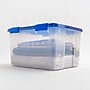 Iris WeatherPro 47 Quart Storage Bin with Latching Lid, Plastic, Clear, 4/Pack (500139)~#|#~16380031-8AD3-41D4-8D87893CD9AA8E4B_sc7