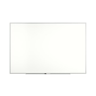 TRU RED™ Melamine Dry Erase Board, Gray Frame, 6' x 4' (TR59352)