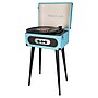 Proscan Bluetooth Belt-Drive Suitcase-Style Retro Turntable with FM Radio & Stand, Blue (PRC894BLU)~#|#~163C9D81-D227-4172-A08B447F6F1B92CB_sc7