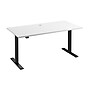 Bush Business Furniture Move 60 Series 60"W Electric Height Adjustable Standing Desk, White (M6S6030WHBK)~#|#~164342DD-48A9-48AC-8F1F7801A743E54A_sc7