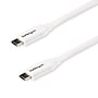 StarTech 6.6' USB-C to USB-C Cable, Male to Male, White (USB2C5C2MW)~#|#~1645325C-DCD5-4C1A-A1729D394BB68070_sc7
