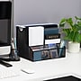 Mind Reader 4-Compartment Metal Vertical File Desk Organizer, Black (DEEPORG-BLK)~#|#~1648B389-5B64-41FD-B8584F81F4426824_sc7