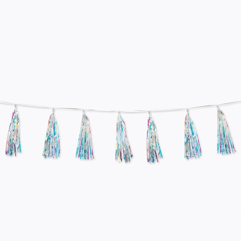 Beistle Tassel Garland, Iridescent (53417) image 1
