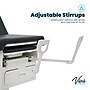 Viva Comfort Pointe Power Adjustable Exam Table with Stirrups, 450 lbs. Capacity, Black (ADI996-10-BLK-MK)~#|#~165249FD-C484-4316-BB51C06AE7E5D6CA_sc7