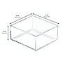 iDESIGN 3-Piece Plastic Stackable Drawer Organizer Set, Clear (28176M3)~#|#~1653548C-B123-4A4D-B6D7889591499D26_sc7