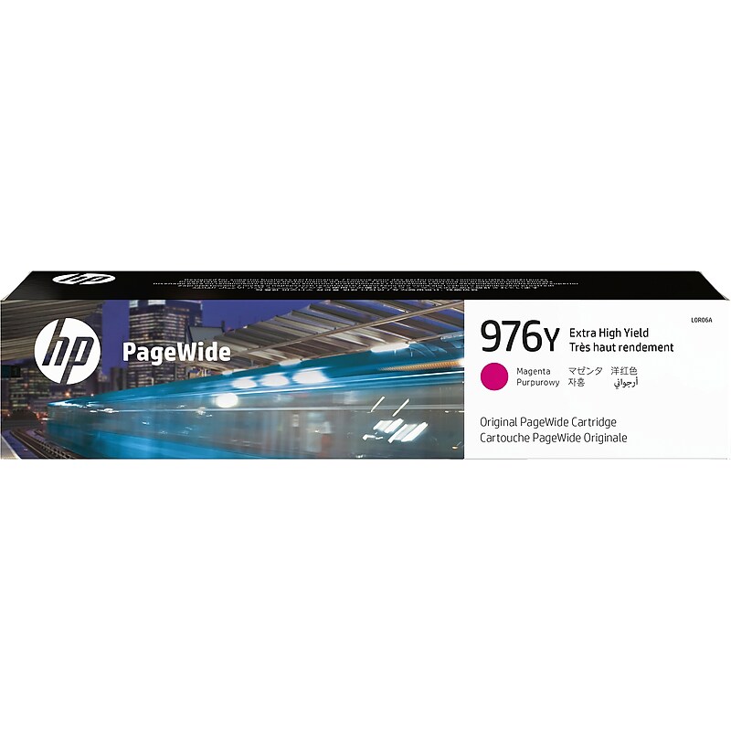 HP 976Y Magenta Extra High Yield Ink Cartridge, Prints Up to 13,000 Pages (L0R06A) image 1