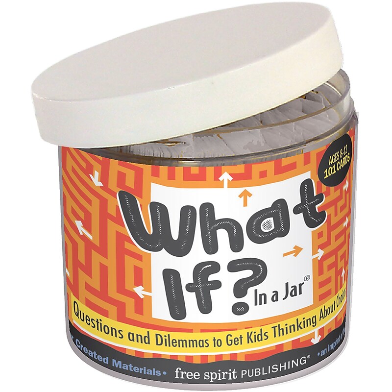 Free Spirit Publishing What If? In a Jar, Multicolored (SEP141038) image 1