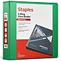 Staples 2" 3-Ring View Binder, D-Ring, Green (ST55433)~#|#~1656D281-59C9-4615-867804C191822D41_sc7