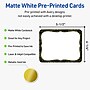 Avery Rectangle Rounded Corners Matte Blank Card, White, 20/Pack (19479370893)~#|#~1656FDF9-2B65-456A-90EDEA4973C6F4A3_sc7