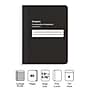 Staples Composition Notebook, 7.5" x 9.75", College Ruled, 80 Sheets, Black, 4/Pack (ST58293)~#|#~1657EEEA-4589-4872-916B33E1B221E9E1_sc7
