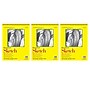Strathmore 300 Series 11" x 14" Wire Bound Sketch Pad, 100 Sheets/Book, 3/Bundle (STT3501103-3)~#|#~1658AF39-A852-4289-8FA2877F396C39C7_sc7