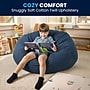 Flash Furniture Duncan Cotton Large Refillable Bean Bag Chair, Denim (DGBEANLGDENIM)~#|#~1659DAF8-00A2-44B4-8CD0ACC48B0FCF4A_sc7