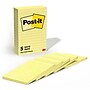 Post-it Notes, 4" x 6", Canary Collection, Lined, 100 Sheet/Pad, 5 Pads/Pack (6605PK)~#|#~165F315E-2CDB-46BD-90F20A83B6E497DB_sc7