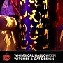 Haunted Hill Farm 2.7-Ft. Decorative Metal Pillar Lantern with Cat & Ghost Cutouts, Battery Operated, Black (HHMT036PILLAR-BLK)~#|#~16604522-9E58-4E02-8693CE0B99FE35E0_sc7