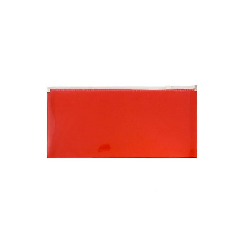 JAM Paper Premium Expanding Wallet with Zipper Closure, Other, Red, 3/Pack (921Z1rex3) image 1