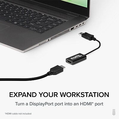Adaptateur DisplayPort Vers HDMI - Mâle DisplayPort, Femelle HDMI, 1080p, Plug & Play, Pour PC/ordinateur Portable Vers TV/moniteur - 7