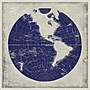 Amanti Art BluePrint Map I by Elizabeth Medley Framed Canvas Wall Art Print, 30" x 30" (A42678299878)~#|#~16658596-5E01-410F-A4A9FB795F6BB539_sc7