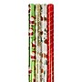 JAM Paper Christmas Wrapping Paper, 25 Sq. ft. x 30", Holographic Merry Christmas Set, 4/Pack (165H4MC)~#|#~1665A332-DC86-4E2B-ACFF0078252D0027_sc7