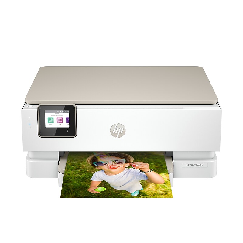 HP Envy Inspire 7255e Wireless Color All-in-One Printer, Scan, Copy, 3 Months Free Instant Ink, AI Enabled (1W2Y9A) image 1