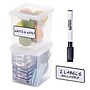 Bostitch Konnect Nest Medium Stackable Boxes, Clear, 2/Pack (23228-2PK)~#|#~166F3BCE-C477-4ED3-A866FDEB58138E2C_sc7