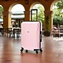 InUSA Vasty 26.37" Hardside Suitcase, 4-Wheeled Spinner, TSA Checkpoint Friendly, Pink (IUVAS00M-PNK)~#|#~1671EEB5-2F8E-4594-97A0748B9C93495B_sc7