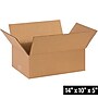 14" x 10" x 5" Shipping Boxes, 32 ECT, Brown, 25/Bundle (14105)~#|#~16749065-D2FD-43A5-93F81E67D071106C_sc7