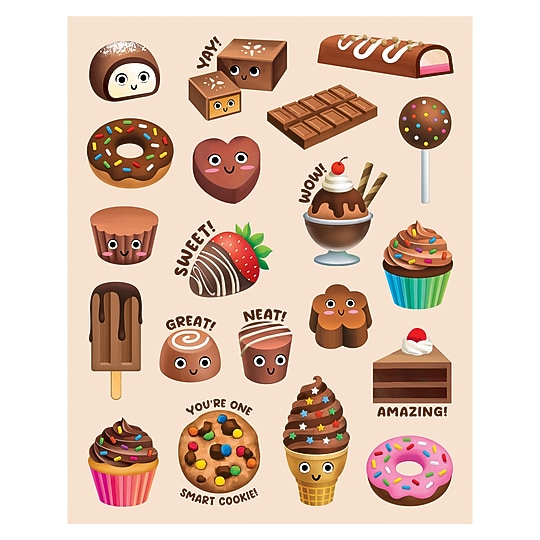 Teacher Created Resources Chocolate Smelly Stickers, Multicolored, 120/Pack, 6/Packs/Bundle (TCR9456-6)~#|#~1678D431-919B-40B7-80E903D0E8946119_sc7