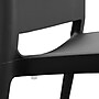Regency Niche Terrace 5-Piece Square Dining Set, 31.5"D x 31.5"W, Black (TOB3131BK41BK)~#|#~1678DDF6-A983-4F2E-9F6A3A7ABABF6244_sc7