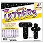 Trend Enterprises® Sparkle Casual 4" Uppercase/Lowercase Ready Letters® Combo Pack, Black~#|#~167AB23C-149F-4ECD-B05DE39EACE66DFF_sc7