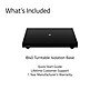 Fluance IB40 Turntable Isolation Base Anti-Vibration Wood Platform with Height Adjustable Feet and Bubble Level, Black~#|#~167E6E1D-7BD3-445C-A58908619E632E05_sc7