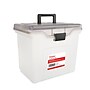 Staples Portable File Tote, Letter Size, Clear, 4/Carton (TR58298CT)~#|#~16804934-924D-493E-B96B2082BF5A13AA_sc7