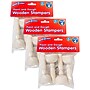 Ready 2 Learn Wooden Dough Stampers, 3/Pack (CE-10118-3)~#|#~16810527-B5E8-4B08-889C0EE62CC6CC2B_sc7