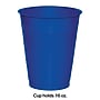 Creative Converting Touch of Color Paper Cups, 16 oz., Cobalt Blue, 240 Cups/Carton (28314781)~#|#~168C96A2-8022-4C01-8564E60D6C94388A_sc7