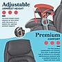 La-Z-Boy Caelan Ergonomic Faux Leather Swivel Task Chair, Gray (52705-GRY)~#|#~168E7A35-430C-4CB3-AAA5B1A8EA371539_sc7